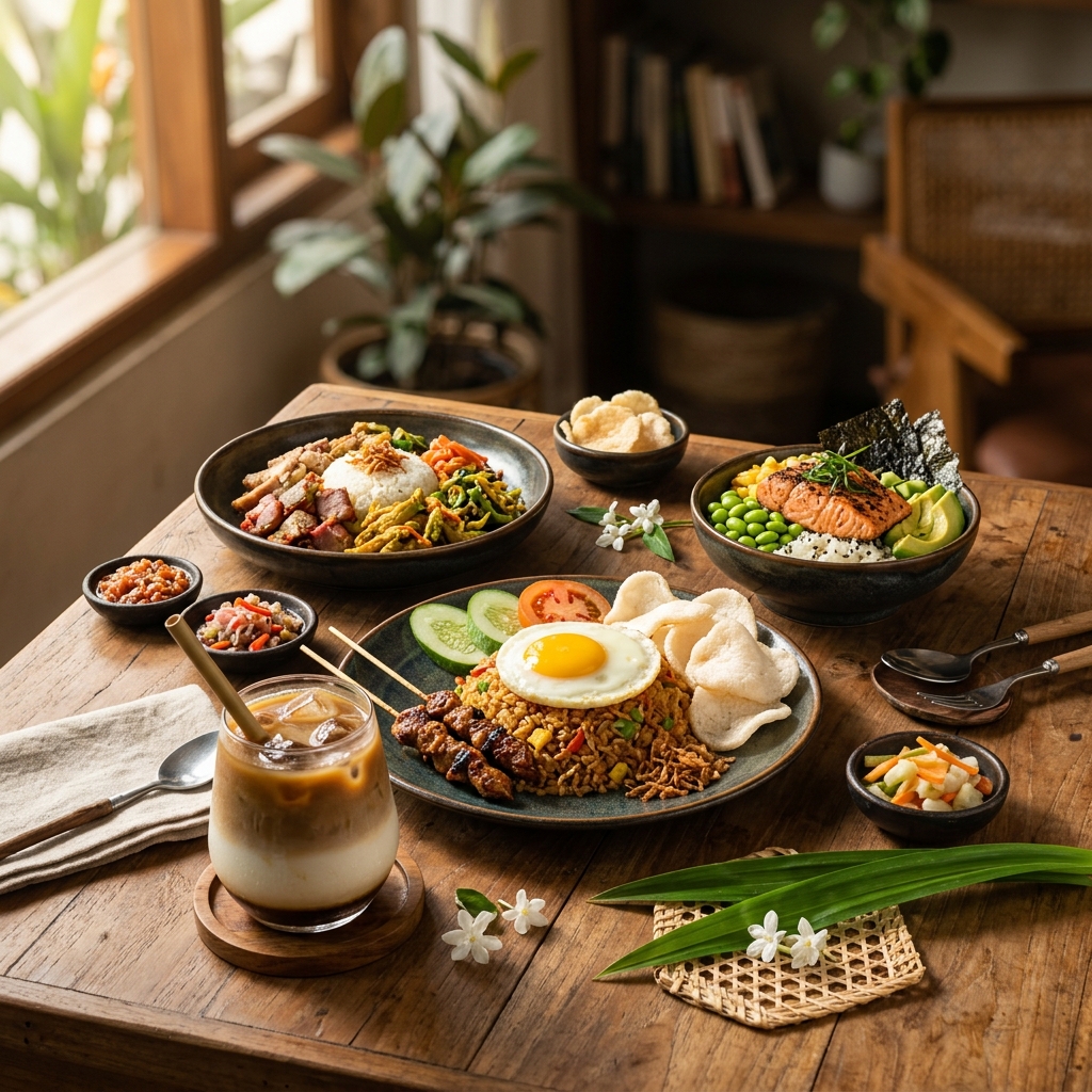 Teras Corner Food Spread